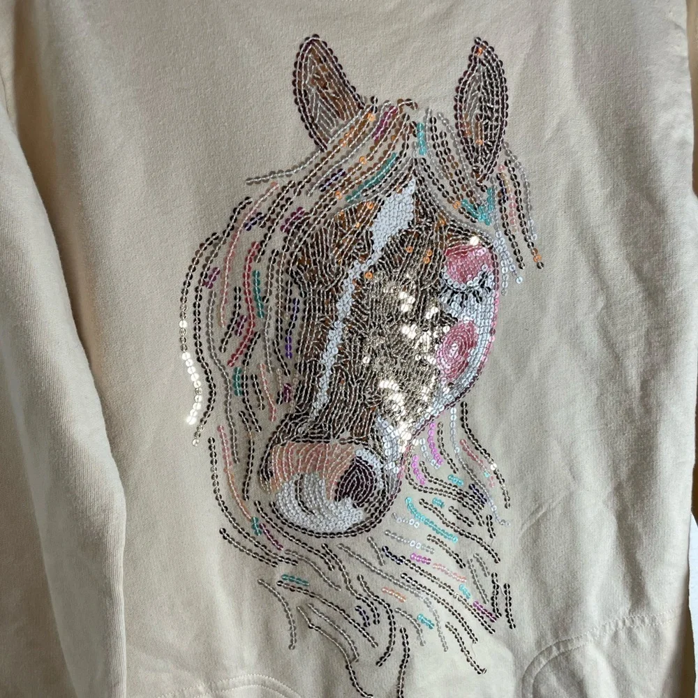 Gap Kids Sequin Horse Pullover Size 12yr